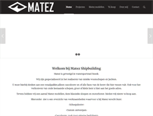 Tablet Screenshot of matez.nl